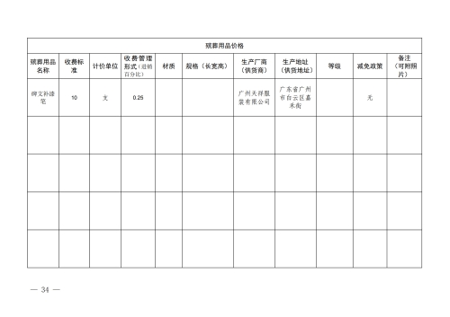 （昆明市殡仪馆）云南省殡葬服务机构收费网络集中公示参考样式_34